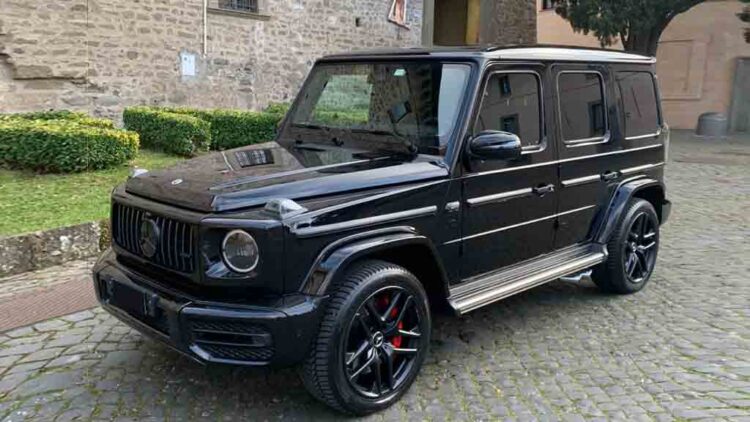 Rent a Mercedes G63 AMG in Saint Moritz
